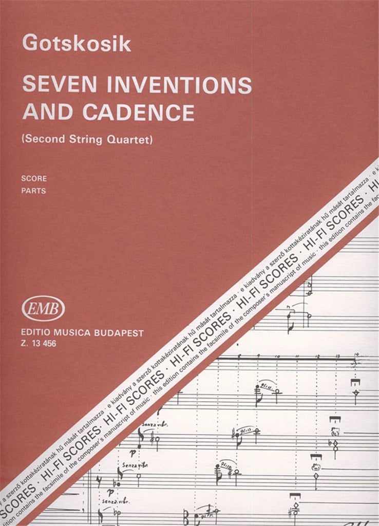 Seven Inventions and Cadence (Streichquartett Nr